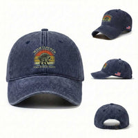 Wish I Lacked Critical Thinking Skills Y'all Seem So Happy Washed Cotton Baseball Cap Retro Jimothy Raccoon Sarcastic Quote Gift