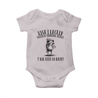 Wish I Lacked Critical Thinking Skills Y'all Seem So Happy Baby Onesie Funny Frog Sarcastic Quote