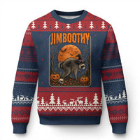 Jimothy Seattle Raccoon Halloween Ugly Christmas Sweater Funny Trash Panda Meme Gift