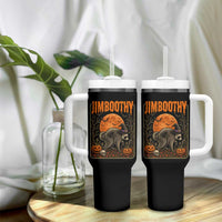 Jimothy Seattle Raccoon Halloween Tumbler With Handle Funny Trash Panda Meme Gift