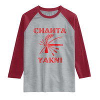 Choctaw Nation Chahta Yakni Native American Raglan Shirt
