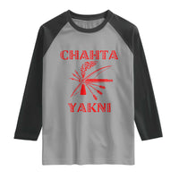 Choctaw Nation Chahta Yakni Native American Raglan Shirt