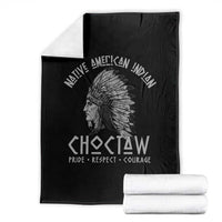 Choctaw Native American Indian Pride Indigenous Tribe Throw Blanket