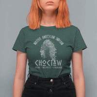 Choctaw Native American Indian Pride Indigenous Tribe T Shirt For Women