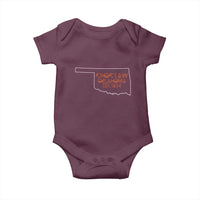 Choctaw Oklahoma OK Map Established 1834 Baby Onesie