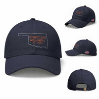Choctaw Oklahoma OK Map Established 1834 Baseball Cap