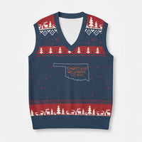 Choctaw Oklahoma OK Map Established 1834 V-Neck Knit Sweater Vest