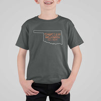 Choctaw Oklahoma OK Map Established 1834 T Shirt For Kid
