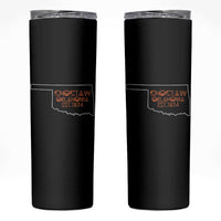 Choctaw Oklahoma OK Map Established 1834 Skinny Tumbler
