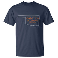 Choctaw Oklahoma OK Map Established 1834 T Shirt