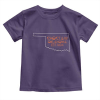 Choctaw Oklahoma OK Map Established 1834 Toddler T Shirt