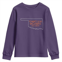 Choctaw Oklahoma OK Map Established 1834 Youth Sweatshirt