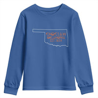 Choctaw Oklahoma OK Map Established 1834 Youth Sweatshirt
