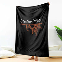 Choctaw Oklahoma OK Pride Native American Throw Blanket