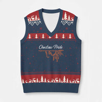 Choctaw Oklahoma OK Pride Native American V-Neck Knit Sweater Vest