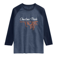 Choctaw Oklahoma OK Pride Native American Raglan Shirt