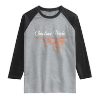 Choctaw Oklahoma OK Pride Native American Raglan Shirt