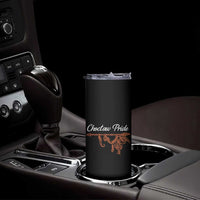 Choctaw Oklahoma OK Pride Native American Skinny Tumbler