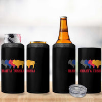 Choctaw Native American Chahta Tushka 4 in 1 Can Cooler Tumbler