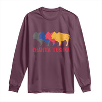 Choctaw Native American Chahta Tushka Long Sleeve Shirt
