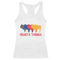 Choctaw Native American Chahta Tushka Racerback Tank Top