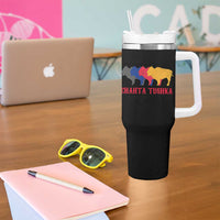 Choctaw Native American Chahta Tushka Tumbler With Handle
