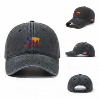 Choctaw Native American Chahta Tushka Washed Cotton Baseball Cap