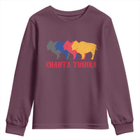Choctaw Native American Chahta Tushka Youth Sweatshirt