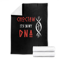 Choctaw Native American DNA Roots Indian Pride Throw Blanket