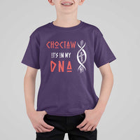 Choctaw Native American DNA Roots Indian Pride T Shirt For Kid