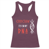 Choctaw Native American DNA Roots Indian Pride Racerback Tank Top