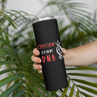 Choctaw Native American DNA Roots Indian Pride Skinny Tumbler