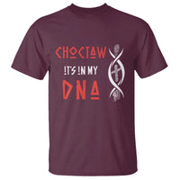 Choctaw Native American DNA Roots Indian Pride T Shirt