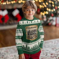 Homeland Security Fighting Terrorism Since 1492 Ugly Christmas Sweater Native American Indian