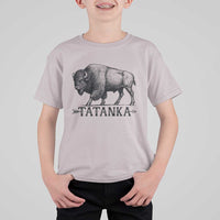 Tatanka Lakota Buffalo Bison Native American West Wildlife T Shirt For Kid