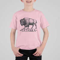 Tatanka Lakota Buffalo Bison Native American West Wildlife T Shirt For Kid
