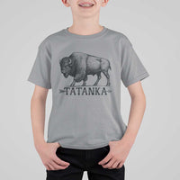 Tatanka Lakota Buffalo Bison Native American West Wildlife T Shirt For Kid