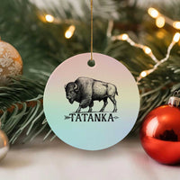 Tatanka Lakota Buffalo Bison Native American West Wildlife Ceramic Ornament