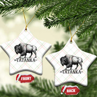 Tatanka Lakota Buffalo Bison Native American West Wildlife Ceramic Ornament