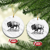 Tatanka Lakota Buffalo Bison Native American West Wildlife Ceramic Ornament