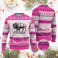 Tatanka Lakota Buffalo Bison Native American West Wildlife Ugly Christmas Sweater