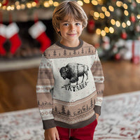 Tatanka Lakota Buffalo Bison Native American West Wildlife Ugly Christmas Sweater