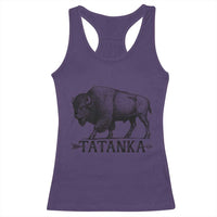 Tatanka Lakota Buffalo Bison Native American West Wildlife Racerback Tank Top