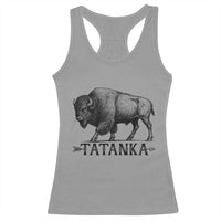 Tatanka Lakota Buffalo Bison Native American West Wildlife Racerback Tank Top