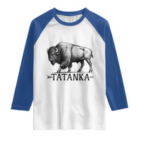 Tatanka Lakota Buffalo Bison Native American West Wildlife Raglan Shirt