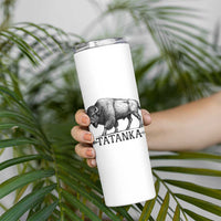 Tatanka Lakota Buffalo Bison Native American West Wildlife Skinny Tumbler