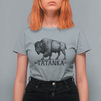 Tatanka Lakota Buffalo Bison Native American West Wildlife T Shirt For Women