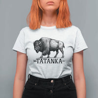 Tatanka Lakota Buffalo Bison Native American West Wildlife T Shirt For Women