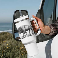 Tatanka Lakota Buffalo Bison Native American West Wildlife Tumbler With Handle