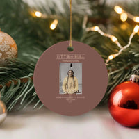 Sitting Bull Lakota Sioux Chief American Indian History Ceramic Ornament